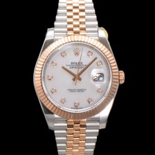 로렉스 남성용 데이저스트II m126331 18K 로즈골드 41mm 오토매틱 Cal.3235 무브먼트 화이트/자개 다이얼 rol5353 Ⅳ