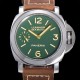 파네라이 남성용 루미노르 PAM00911 마리나 8-Days 그린다이얼 44mm 수동형 무브먼트 PAN01352 Ⅳ
