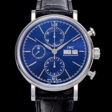 아이더블유씨 남성용 포르토피노 IW391019 오토매틱 무브먼트 42미리 블루 다이얼 IWC71019 Ⅳ