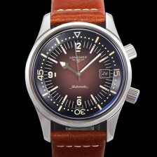 론진 남성용 해리티지 오토매틱 Cal.L888.5 타입 42mm 가죽줄 래드다이얼  lon2915 Ⅳ
