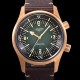 론진 남성용 해리티지 오토매틱 Cal.L888.5 타입 42mm 브론즈케이스 가죽줄 그린다이얼 lon5131 Ⅳ