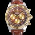 브라이틀링 남성용 원드라이더 크로노맷 오토매틱 ETA-7750 기계식 44mm 18K 옐루골드 가죽줄 브라운다이얼 bre5391 Ⅳ