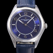 바쉐론 콘스탄틴 남성용 피프티식스 Ref.4600E 오토매틱 1326 타입 40mm 가죽줄 블루 다이얼  vac1929 Ⅳ