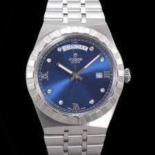 튜더 남성용 로얄 워치 오토매틱 스위스 ETA2836-2 타입 41mm 메탈줄 블루다이얼 tud1231 Ⅳ