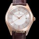 바쉐론 콘스탄틴 남성용 피프티식스 Ref.4600E 오토매틱 1326 타입 40mm 가죽줄 18K 로즈골드 실버 다이얼  vac5122 Ⅳ