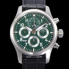 아이더블유씨 남성용 파일럿 41mm 오토매틱 89630 타입 가죽줄 그린다이얼 iwc1531 Ⅳ