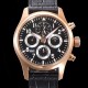 아이더블유씨 남성용 파일럿 41mm 오토매틱 89630 타입 18K 로조골드 가죽줄 블랙다이얼 iwc1291 Ⅳ