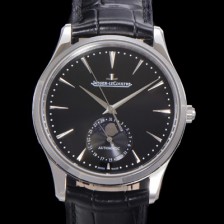예거 르꿀르뜨 남성용 마스터 울트라 씬 문페이즈 오토매틱 925타입 39mm 가죽줄 블랙다이얼 jag1129 Ⅳ