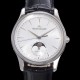 예거 르꿀르뜨 남성용 마스터 울트라 씬 문페이즈 오토매틱 925타입 39mm 가죽줄 화이트다이얼 jag1952 Ⅳ