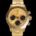 로렉스 남성용 1965년 모델 클래식  코스모그래프 데이토나  Ref.6239 수동감기/기계식 37mm 18K옐루골드 스크류 다운 푸셔 메탈줄 골드다이얼 rol1235 Ⅳ