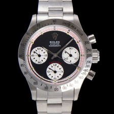 로렉스 남성용 1965년 모델 클래식  코스모그래프 데이토나  Ref.6239 수동감기/기계식 37mm 스크류 다운 푸셔 메탈줄 블랙다이얼 rol2991 Ⅳ
