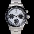로렉스 남성용 1965년 모델 클래식  코스모그래프 데이토나   Ref.6241 수동감기/기계식 37mm 스크류 다운 푸셔 메탈줄 화이트다이얼 rol1959 Ⅳ