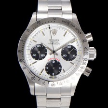 로렉스 남성용 1965년 모델 클래식  코스모그래프 데이토나  Ref.6239 수동감기/기계식 37mm 스크류 다운 푸셔 메탈줄 화이트다이얼 rol5319 Ⅳ
