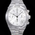바쉐런콘스탄틴 남성용 오버시즈 크로노그래프 42mm 오토매틱 5500S 메탈줄 화이트다이얼 vac1135 Ⅳ