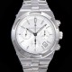 바쉐런콘스탄틴 남성용 오버시즈 크로노그래프 42mm 오토매틱 5500S 메탈줄 화이트다이얼 vac1135 Ⅳ