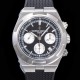 바쉐런콘스탄틴 남성용 오버시즈 크로노그래프 42mm 오토매틱 5500S 러버우레탄줄 블랙다이얼 vac1215 Ⅳ
