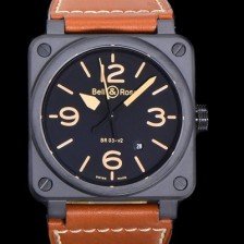 벨앤로즈 남성용시계 BR03 오토매틱 미요타 9015타입 세라믹케이스 42mm 러버줄 블랙다이얼 bel8422 Ⅳ