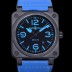 벨앤로즈 남성용시계 BR03 오토매틱 미요타 9015타입 세라믹케이스 42mm 러버줄 블랙다이얼 bel2696 Ⅳ