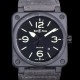 벨앤로즈 남성용시계 BR03 오토매틱 미요타 9015타입 세라믹케이스 42mm 러버줄 블랙다이얼 bel0489 Ⅳ