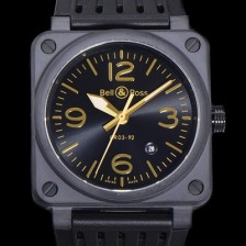 벨앤로즈 남성용시계 BR03 오토매틱 미요타 9015타입 세라믹케이스 42mm 러버줄 블랙다이얼 bel8462 Ⅳ