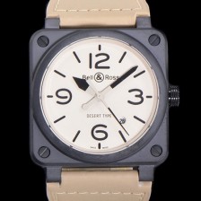 벨앤로즈 남성용시계 BR03 오토매틱 미요타 9015타입 세라믹케이스 42mm 러버줄 화이트다이얼 bel8920 Ⅳ