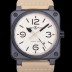 벨앤로즈 남성용시계 BR03 오토매틱 미요타 9015타입 세라믹케이스 42mm 러버줄 화이트다이얼 bel8920 Ⅳ