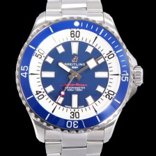 브라이틀링 뉴 다이버워치 남성용 슈퍼오션 44mm 오토매틱 ETA2824-2 타입 크로노미터 메탈줄 세라믹베젤 블루다이얼 bre0268 Ⅳ