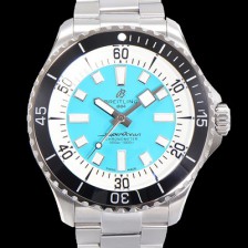브라이틀링 뉴 다이버워치 남성용 슈퍼오션 44mm 오토매틱 ETA2824-2 타입 크로노미터 메탈줄 세라믹베젤 스카이블루다이얼 bre9686 Ⅳ