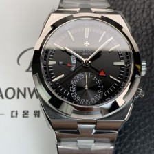 바쉐런 콘스탄틴 남성용 오버시즈 듀얼타임 오토매틱 칼리버 5200 타입 41mm 메탈줄 블랙다이얼 vac27427 Ⅳ
