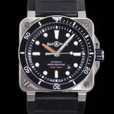 벨엔로즈 남성용 BR03-92 다이버 스틸 오토매틱 ETA2836-2 타입 42mm 우레탄줄 블랙다이얼 bel70847 Ⅳ