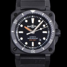 벨엔로즈 남성용 BR03-92 다이버 오토매틱 ETA2836-2 타입 42mm 우레탄줄 블랙다이얼 bel92784 Ⅳ