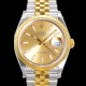 로렉스 남성용 904L스틸!! 2023신형 데이져스트 36mm II m126233-0015 !! 18K 옐로골드 골드다이얼 브레이슬릿 신형 Cal.3235 오토매틱 무브먼트 ROL29323 Ⅳ