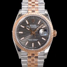 로렉스 남성용 904L스틸!! 2023신형 데이져스트 36mm II m126231 !! 로즈골드 그레이 다이얼 브레이슬릿 신형 Cal.3235 오토매틱 무브먼트 ROL19326 Ⅳ