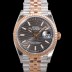 로렉스 남성용 904L스틸!! 2023신형 데이져스트 36mm II m126231 !! 로즈골드 그레이 다이얼 브레이슬릿 신형 Cal.3235 오토매틱 무브먼트 ROL19326 Ⅳ