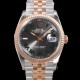 로렉스 남성용 904L스틸!! 2023신형 데이져스트 36mm II m126231 !! 로즈골드 그레이 다이얼 브레이슬릿 신형 Cal.3235 오토매틱 무브먼트 ROL19327 Ⅳ