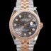 로렉스 남성용 904L스틸!! 2023신형 데이져스트 36mm II m126231 !! 로즈골드 그레이 다이얼 브레이슬릿 신형 Cal.3235 오토매틱 무브먼트 ROL19325 Ⅳ