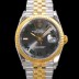 로렉스 남성용 904L스틸!! 2023신형 데이져스트 36mm II m126233-0015 !! 18K 옐로골드 그레이다이얼 브레이슬릿 신형 Cal.3235 오토매틱 무브먼트 ROL29324 Ⅳ