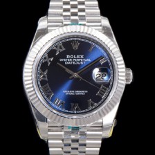로렉스 남성용 904L스틸!! 2022신형 데이저스트 41mm II m126334 블루 다이얼 로마 인덱스 스틸 브레이슬릿 신형 Cal.3235 오토매틱 무브먼트 ROL06135 Ⅳ