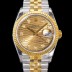 로렉스 남성용 904L스틸!! 2023신형 데이져스트 36mm II M126233 !! 18K 옐로골드 골드다이얼 브레이슬릿 신형 Cal.3235 오토매틱 무브먼트 ROL29322 Ⅳ