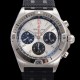 브라이틀링 남성용 크로노맷 B01 오토매틱 ETA7750-2 타입 42mm 금장시계 우레탄줄 화이트다이얼 bre41570 Ⅳ