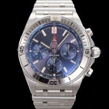 브라이틀링 남성용 크로노맷 B01 오토매틱 ETA7750-2 타입 42mm 메탈줄 블루다이얼 bre01957 Ⅳ