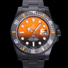 로렉스 남성용 904L스틸!! 서브마리너 40mm 카본베젤 오토매틱 Cal.3135 오렌지 블랙 콜라보 다이얼 rol49210 Ⅳ