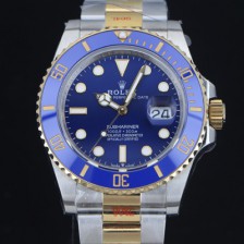로렉스 남성용 신형 서브마리너 m126613ln 18k옐로우골드 도금 콤비 41mm 블루 다이얼 Cal.3235 오토매틱 무브먼트 ROL91915 Ⅳ