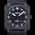 벨엔로즈 남성용 BR03-92 다이버 세라믹 오토매틱 9015 타입 42mm 우레탄줄 블랙 다이얼 bel80302 Ⅳ