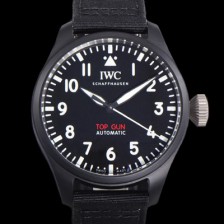 아이더블유씨 남성용 파일럿 IW329801 오토매틱 43.8mm 세라믹재질 나토천/가죽줄 믹스 블랙 다이얼 iwc29049 Ⅳ