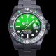 로렉스 남성용 904L스틸!! 서브마리너 40mm 카본베젤 오토매틱 Cal.3135 그린 블랙 콜라보 다이얼 rol49209 Ⅳ