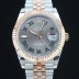 로렉스 남성용 904L스틸!! 2022신형 데이저스트 41mm II m126334 그레이 다이얼 로마인덱스 18K 로즈골드 신형 Cal.3235 오토매틱 무브먼트 ROL06118 Ⅳ