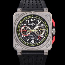벨앤로즈 남성용 BR0394-RS18 다이버 티타늄 소재 오토매틱 42mm 러버줄 블랙 다이얼 bel4100 Ⅳ