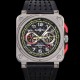 벨앤로즈 남성용 BR0394-RS18 다이버 티타늄 소재 오토매틱 42mm 러버줄 블랙 다이얼 bel4100 Ⅳ