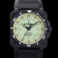벨엔로즈 남성용 BR03A 오토매틱 2892타입 42mm 세라믹 우레탄줄 그린 다이얼 bel4105 Ⅳ